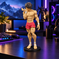 Baki Hanma 3D printed action figure Desk view