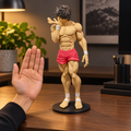 Baki Hanma 3D printed action figure size camparision