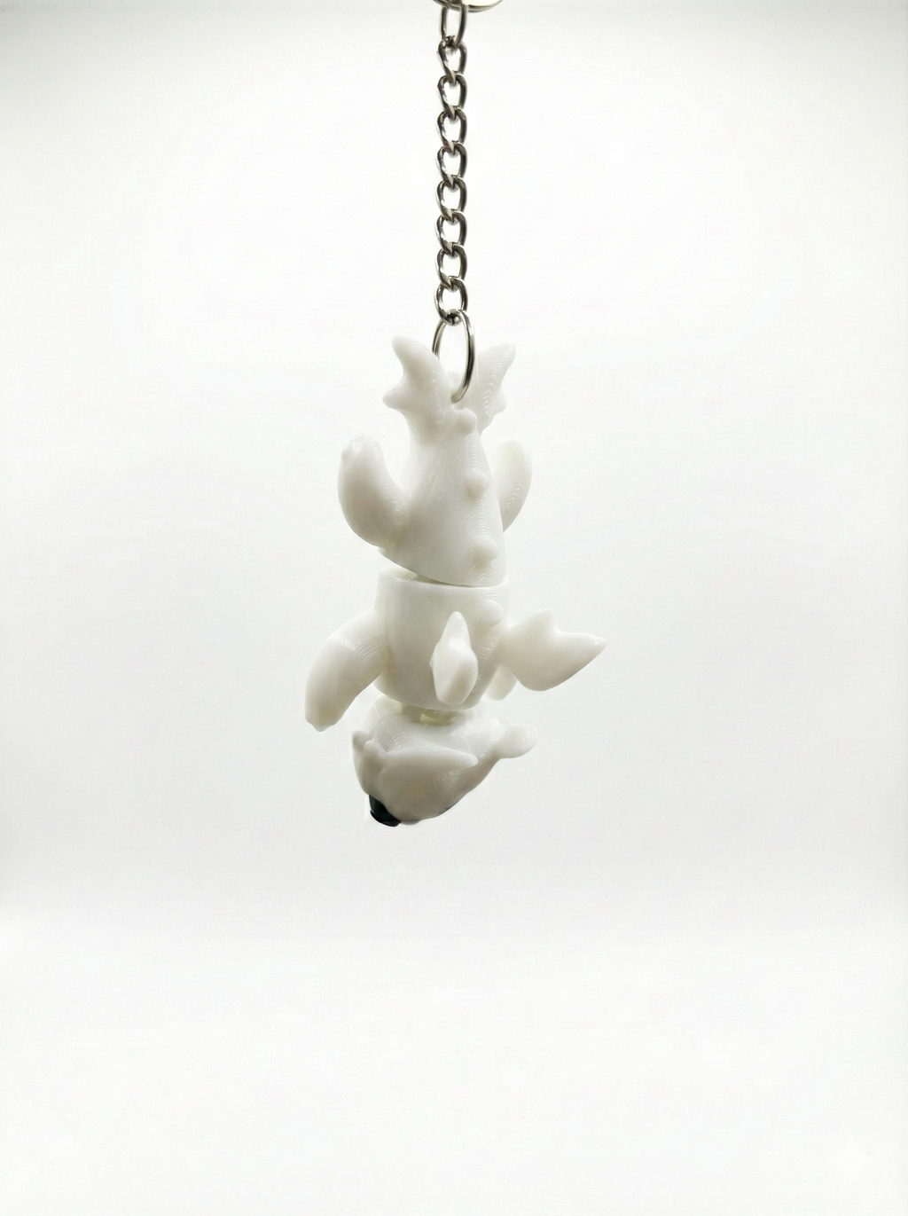 🐉 Light Fury Keychain | 3D Printed Dragon Keyring | How to Train Your Dragon Collectible