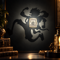 Gear 5 Luffy inspired LED shadow wall lamp