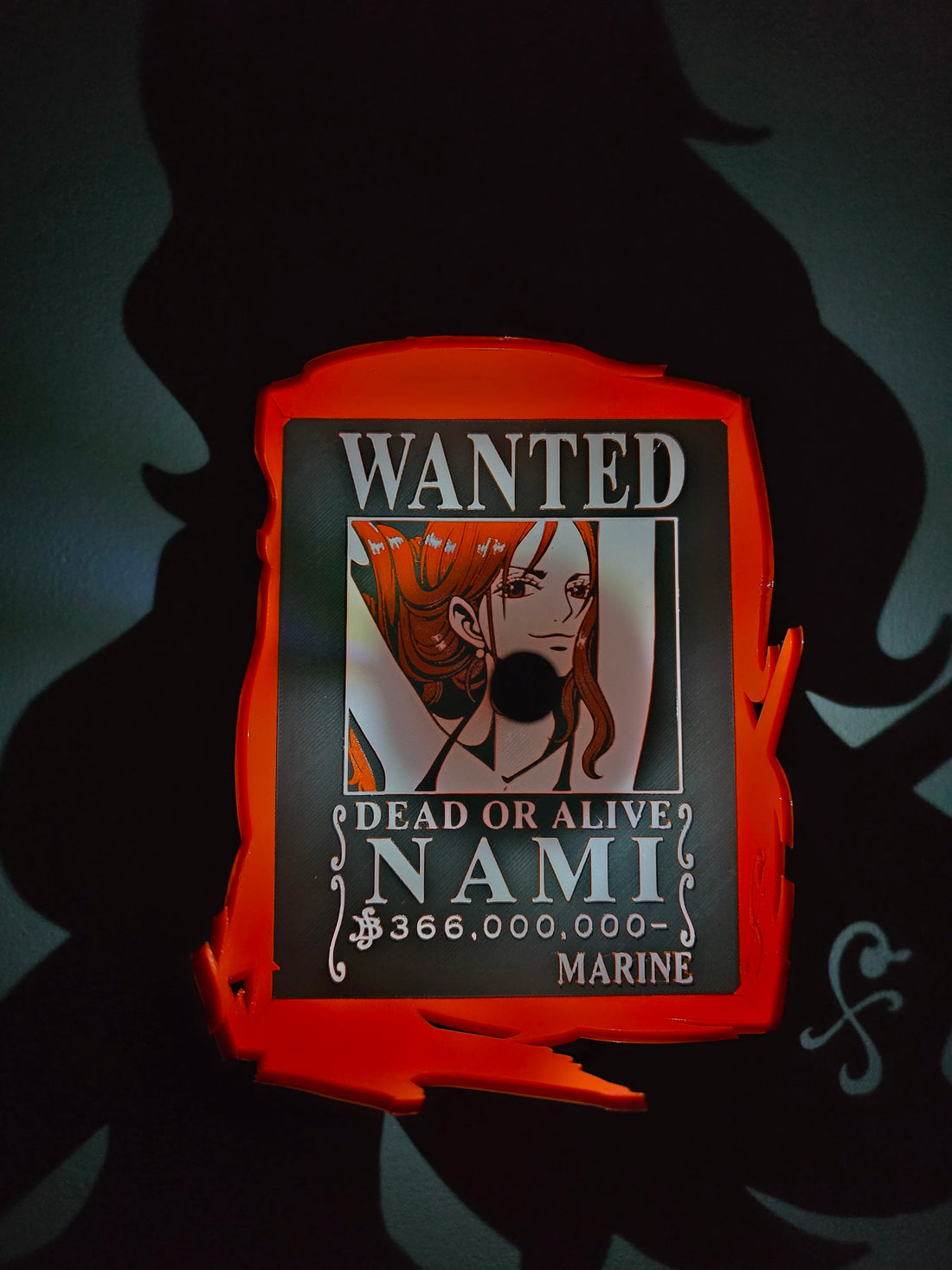 Nami Cat Burglar inspired LED shadow wall lamp