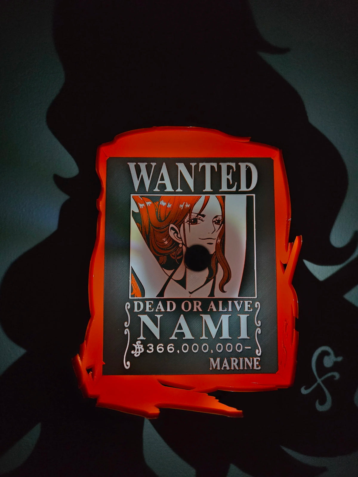 Nami Cat Burglar inspired LED shadow wall lamp