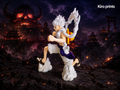 Gear 5 Luffy inspired 3D printed action figure side view