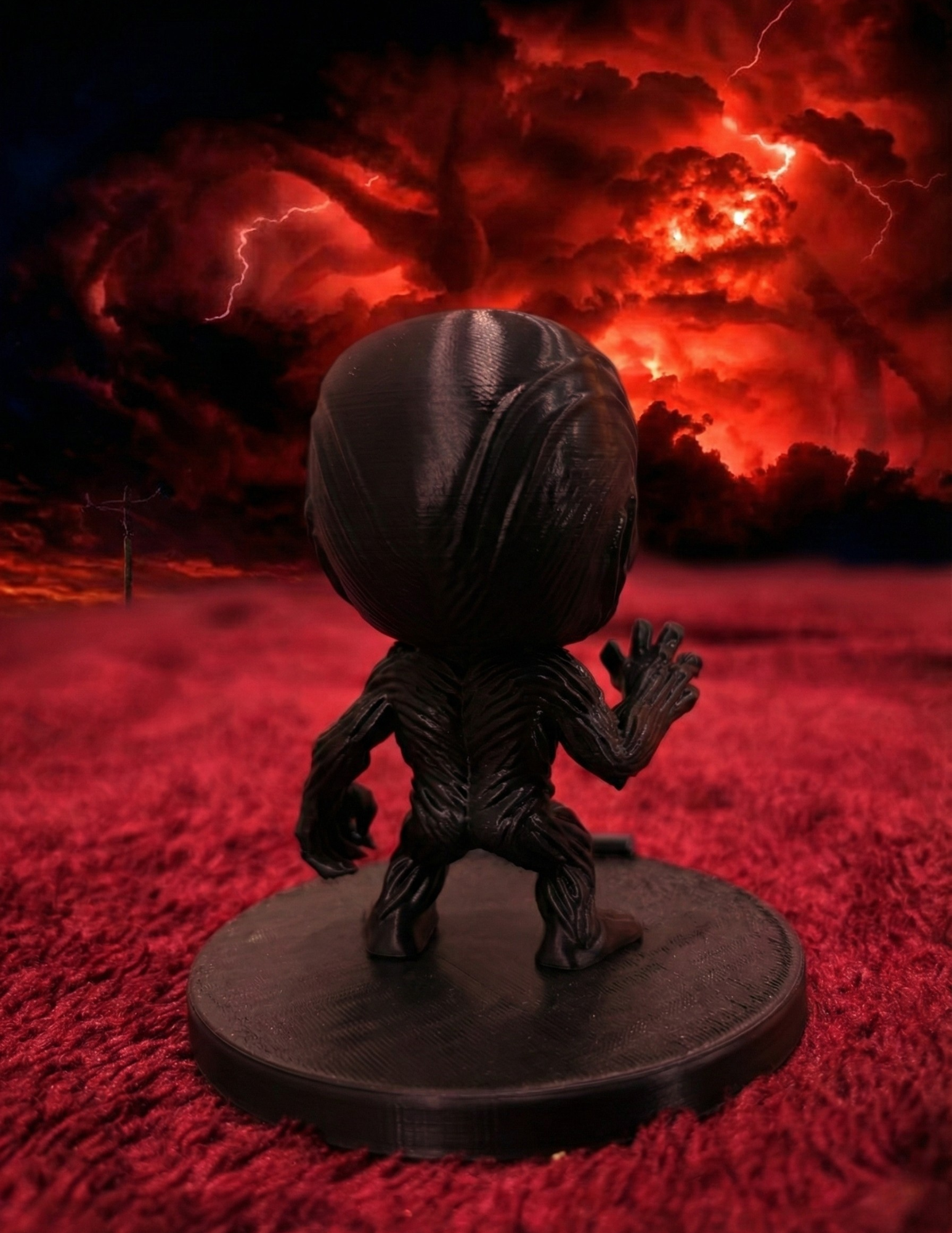 3D Printed Vecna Action Figure | Stranger Things Horror Collectible Showpiece