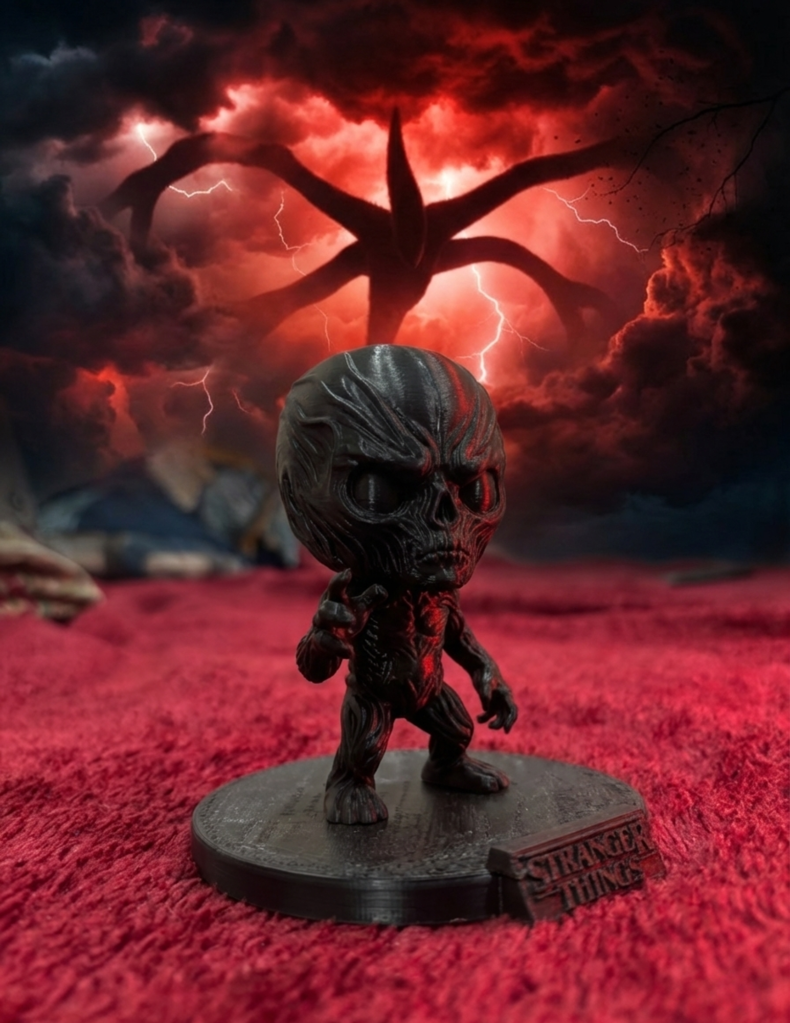 3D Printed Vecna Action Figure | Stranger Things Horror Collectible Showpiece