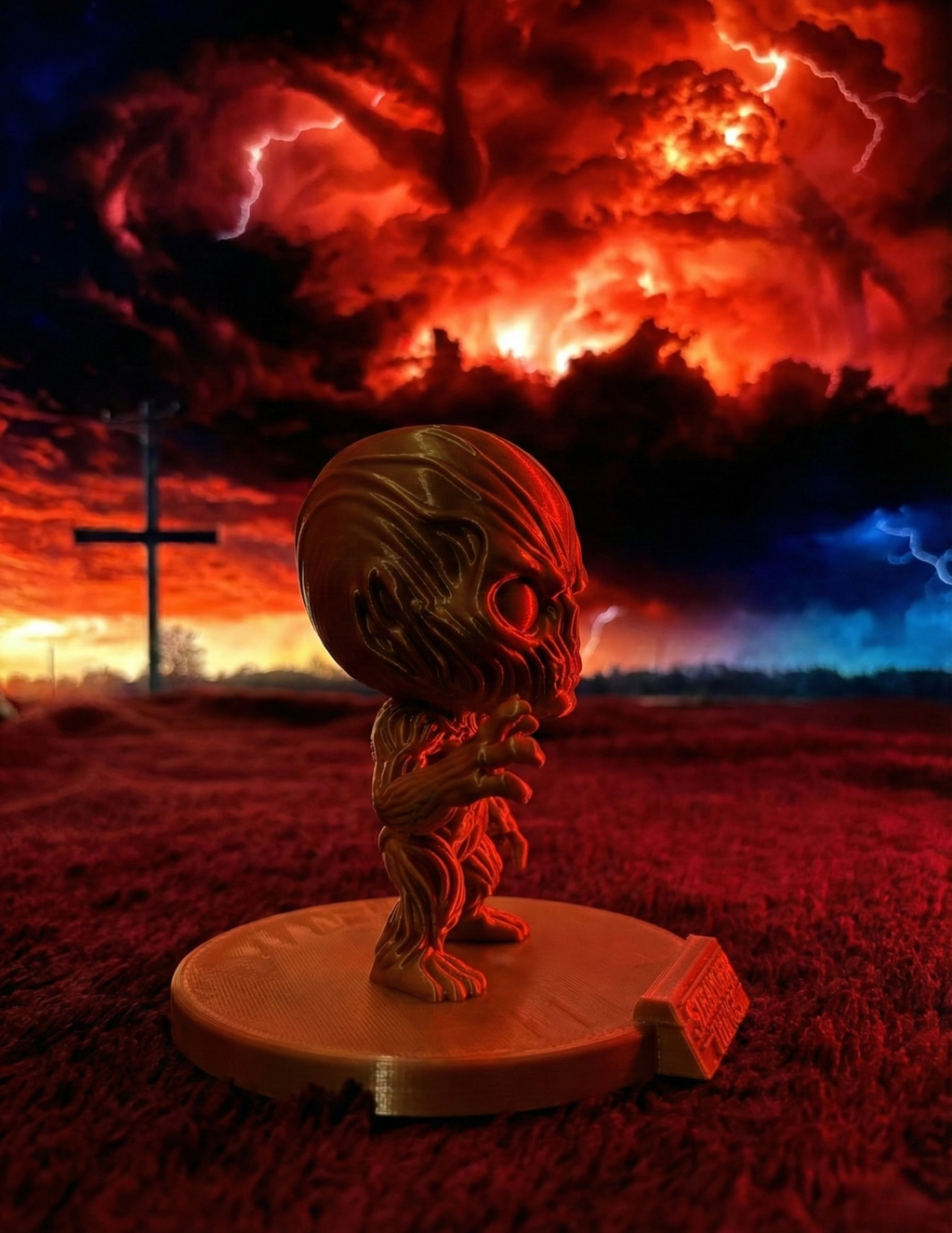 3D Printed Vecna Action Figure | Stranger Things Horror Collectible Showpiece