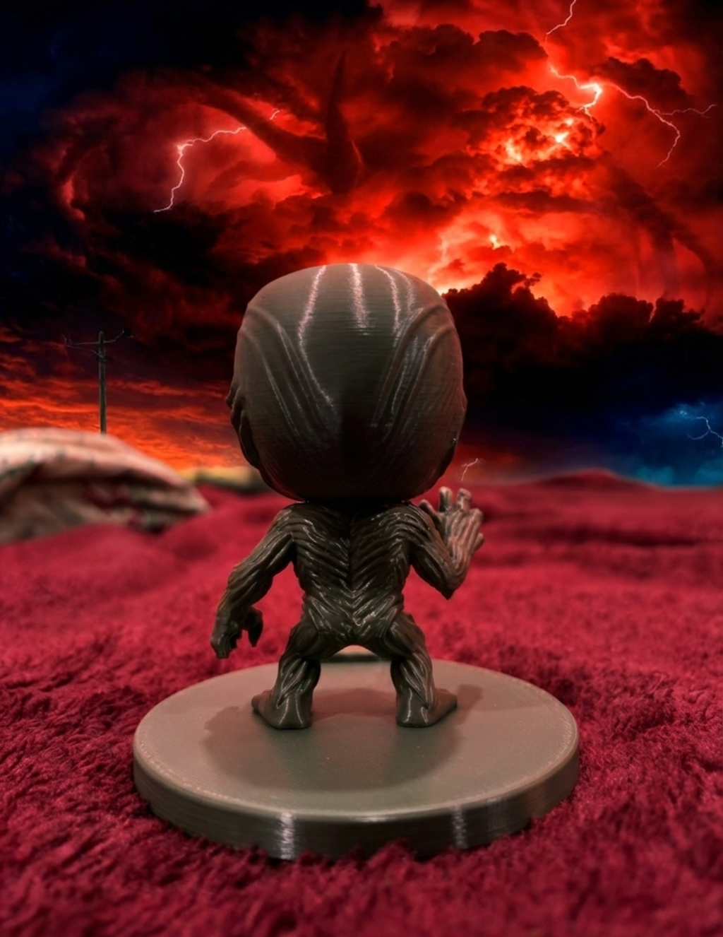 3D Printed Vecna Action Figure | Stranger Things Horror Collectible Showpiece