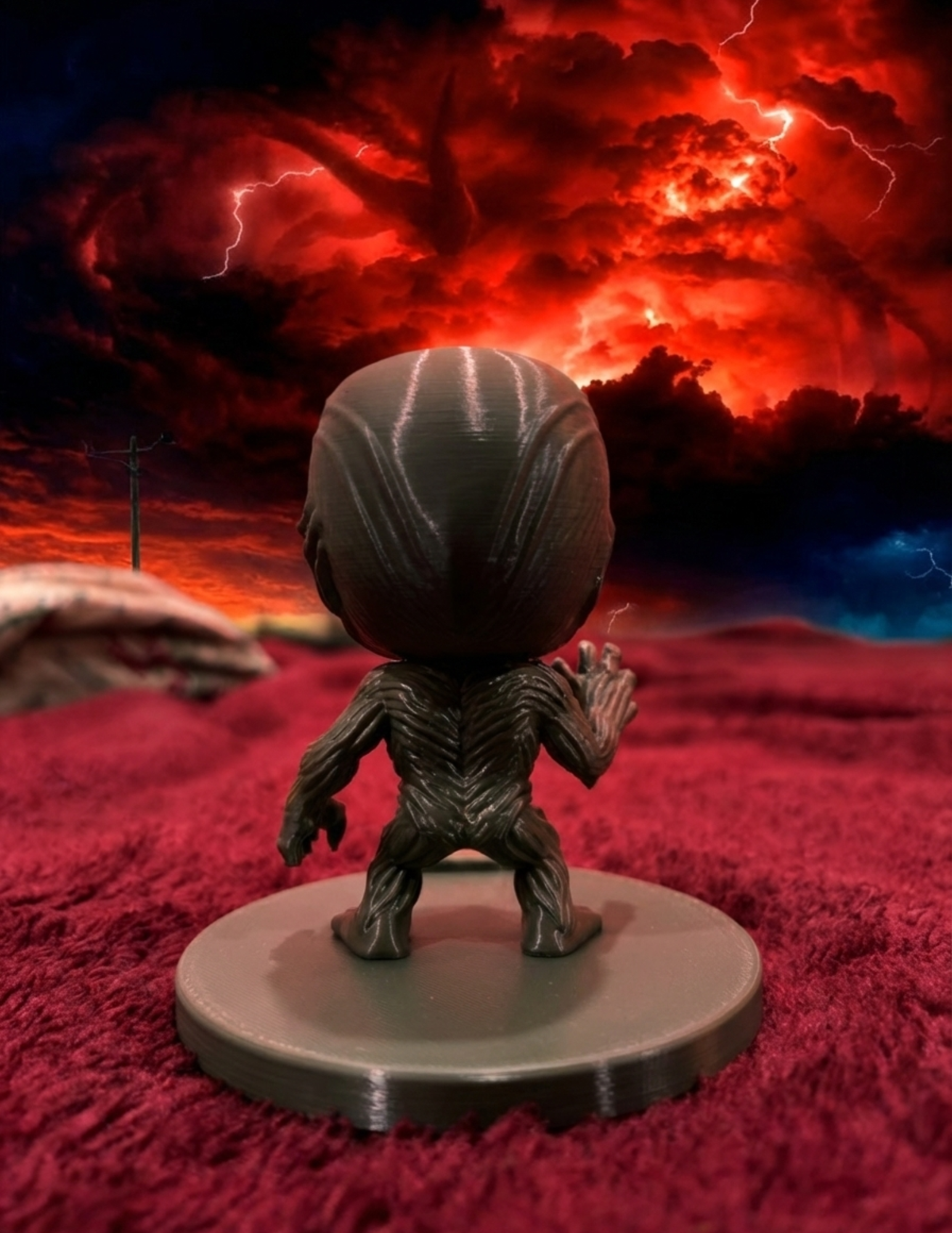 3D Printed Vecna Action Figure | Stranger Things Horror Collectible Showpiece