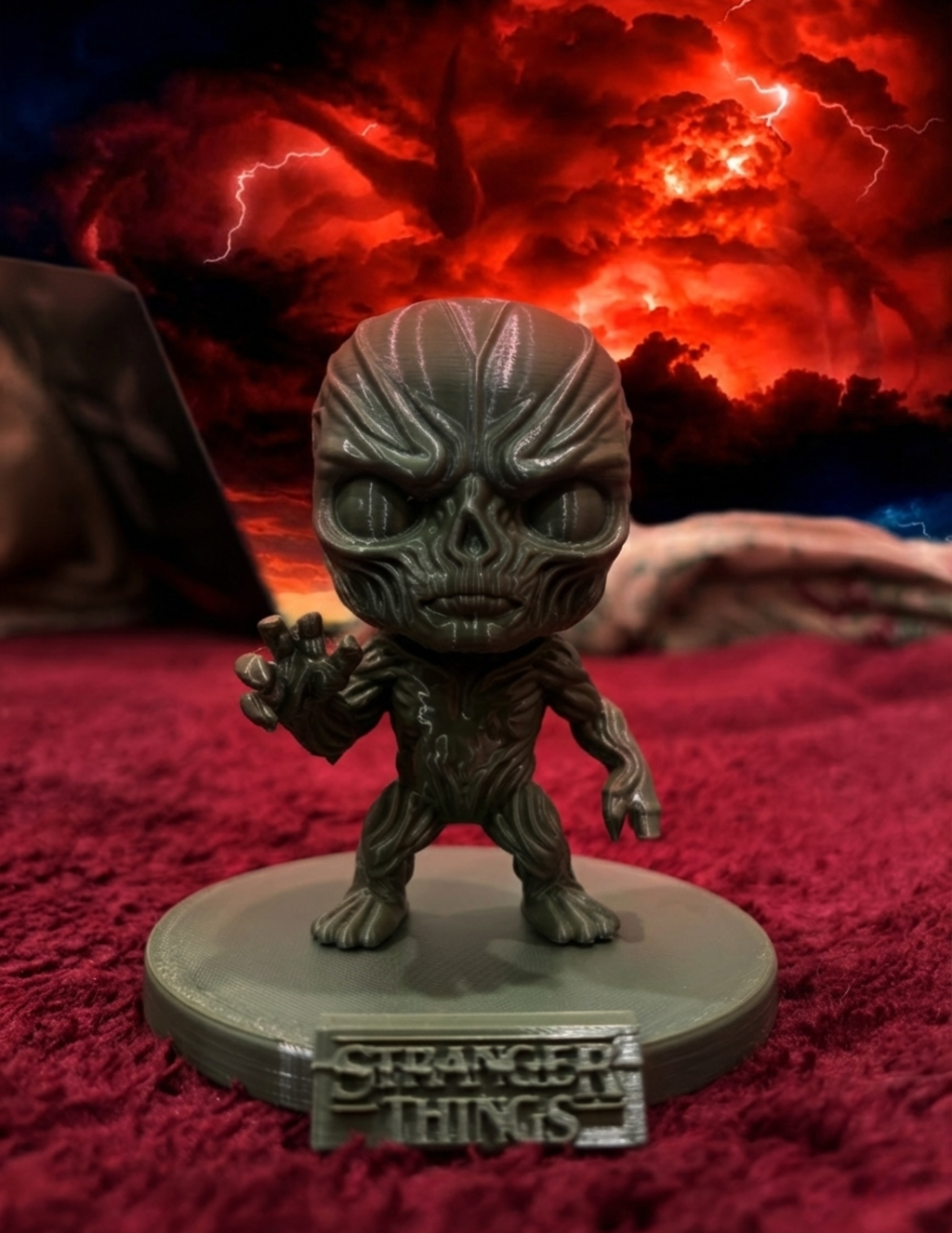 3D Printed Vecna Action Figure | Stranger Things Horror Collectible Showpiece