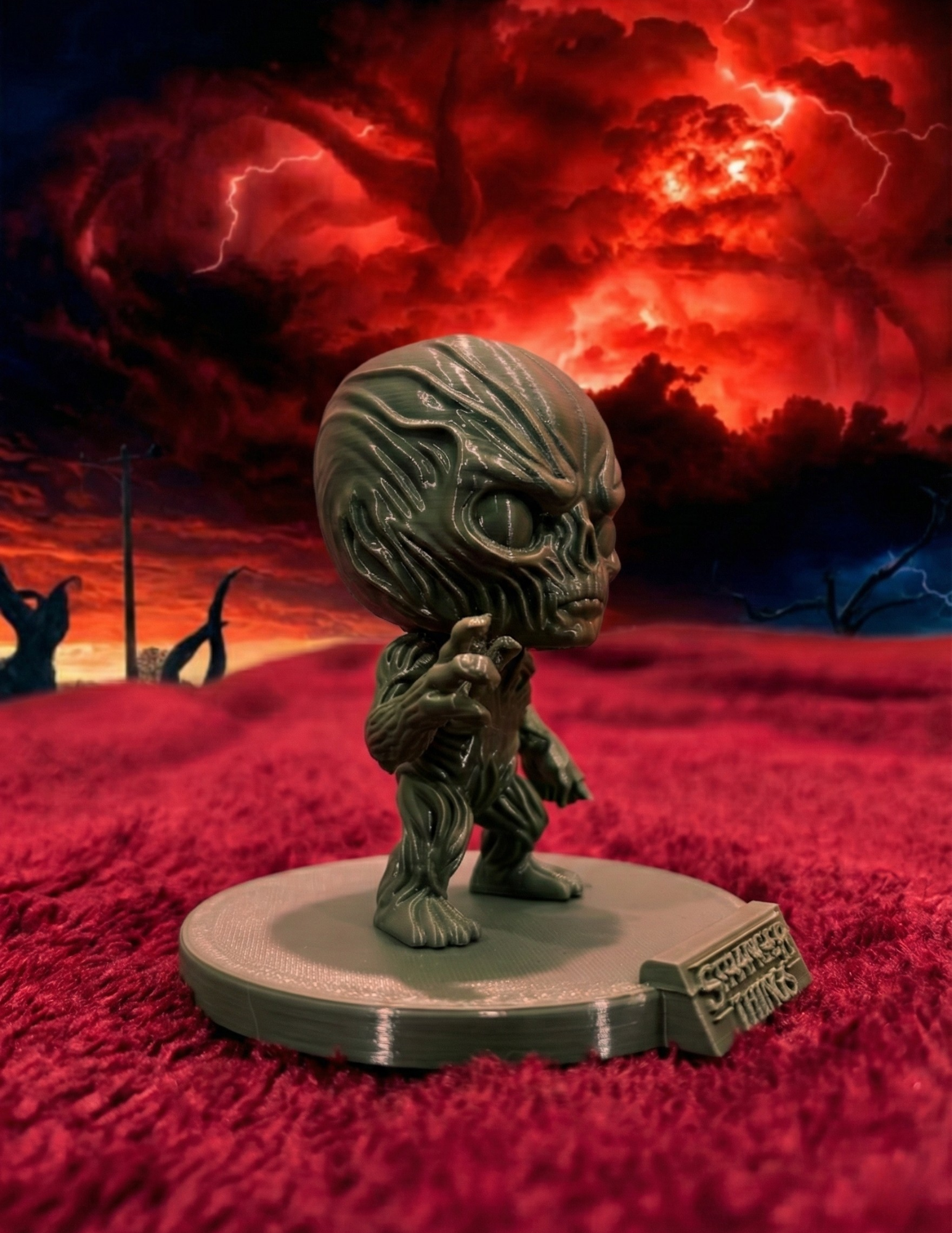 3D Printed Vecna Action Figure | Stranger Things Horror Collectible Showpiece