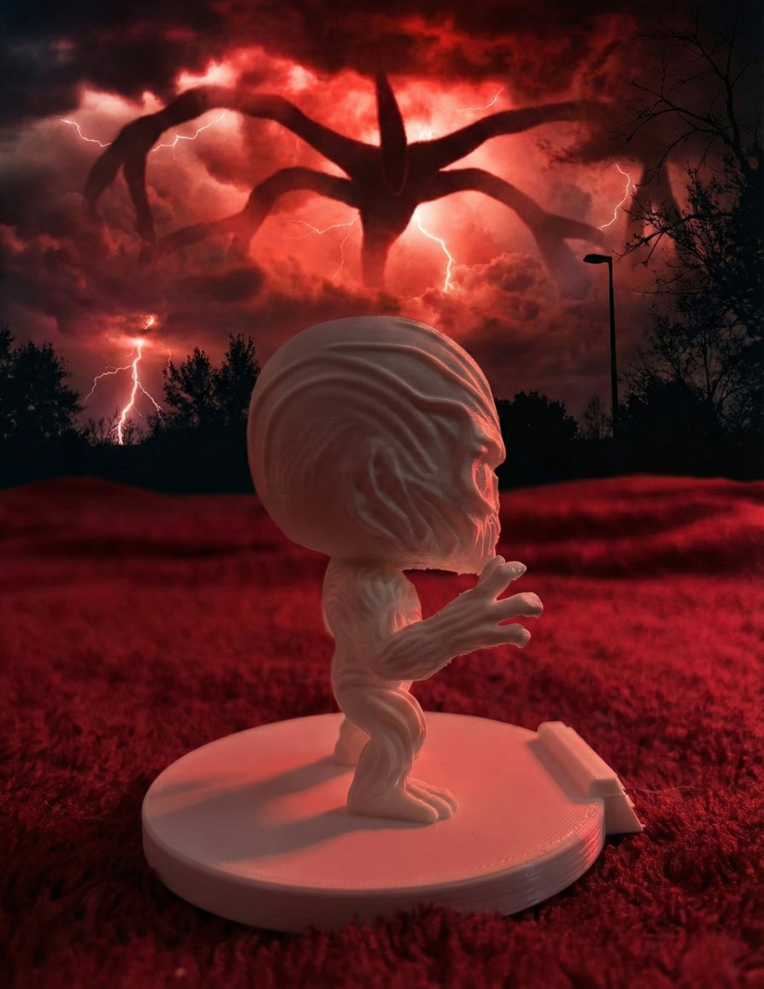 3D Printed Vecna Action Figure | Stranger Things Horror Collectible Showpiece